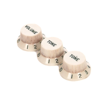 GuitarSlinger Strat Aged Accessory Set Aged White Parts