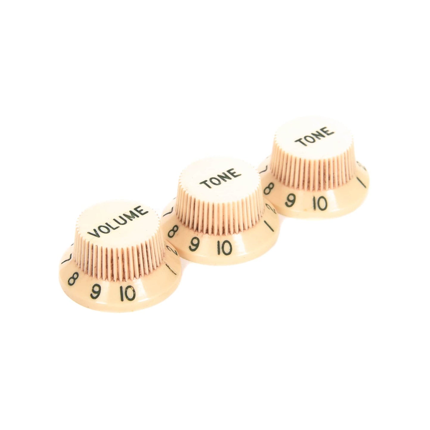 GuitarSlinger Strat Aged Accessory Set Ivory Parts