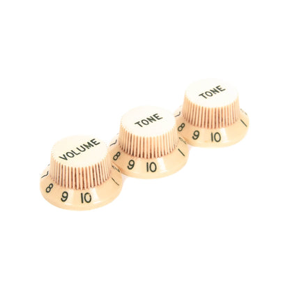 GuitarSlinger Strat Aged Accessory Set Ivory Parts