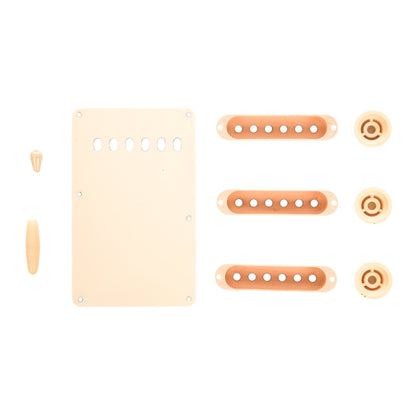 GuitarSlinger Strat Aged Accessory Set Ivory Parts