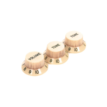 GuitarSlinger Strat Aged Accessory Set Worn White Parts