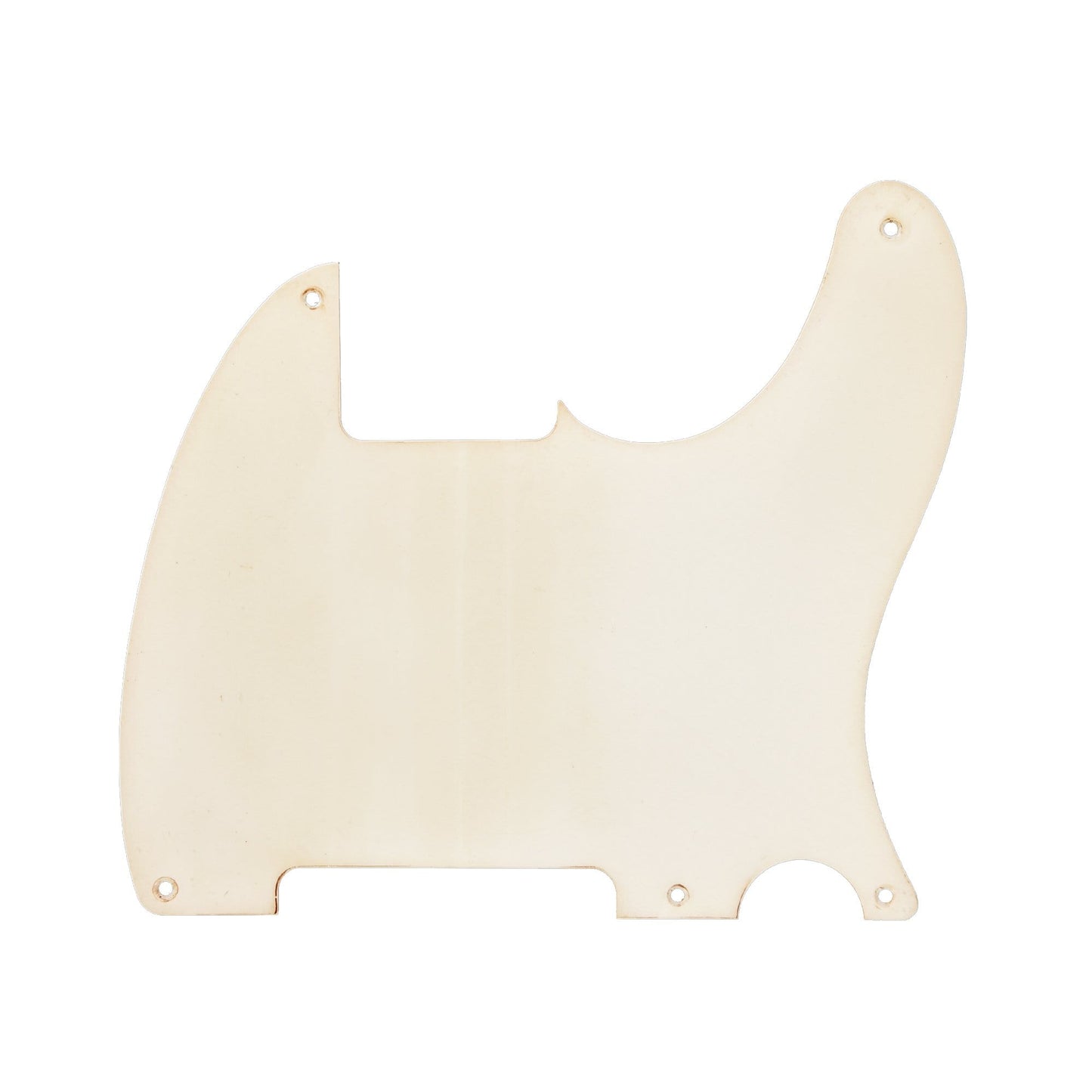 GuitarSlinger 50s Esquire Pickguard Parchment 1-Ply Parts / Pickguards