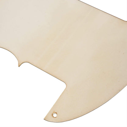 GuitarSlinger 50s Esquire Pickguard Parchment 1-Ply Parts / Pickguards