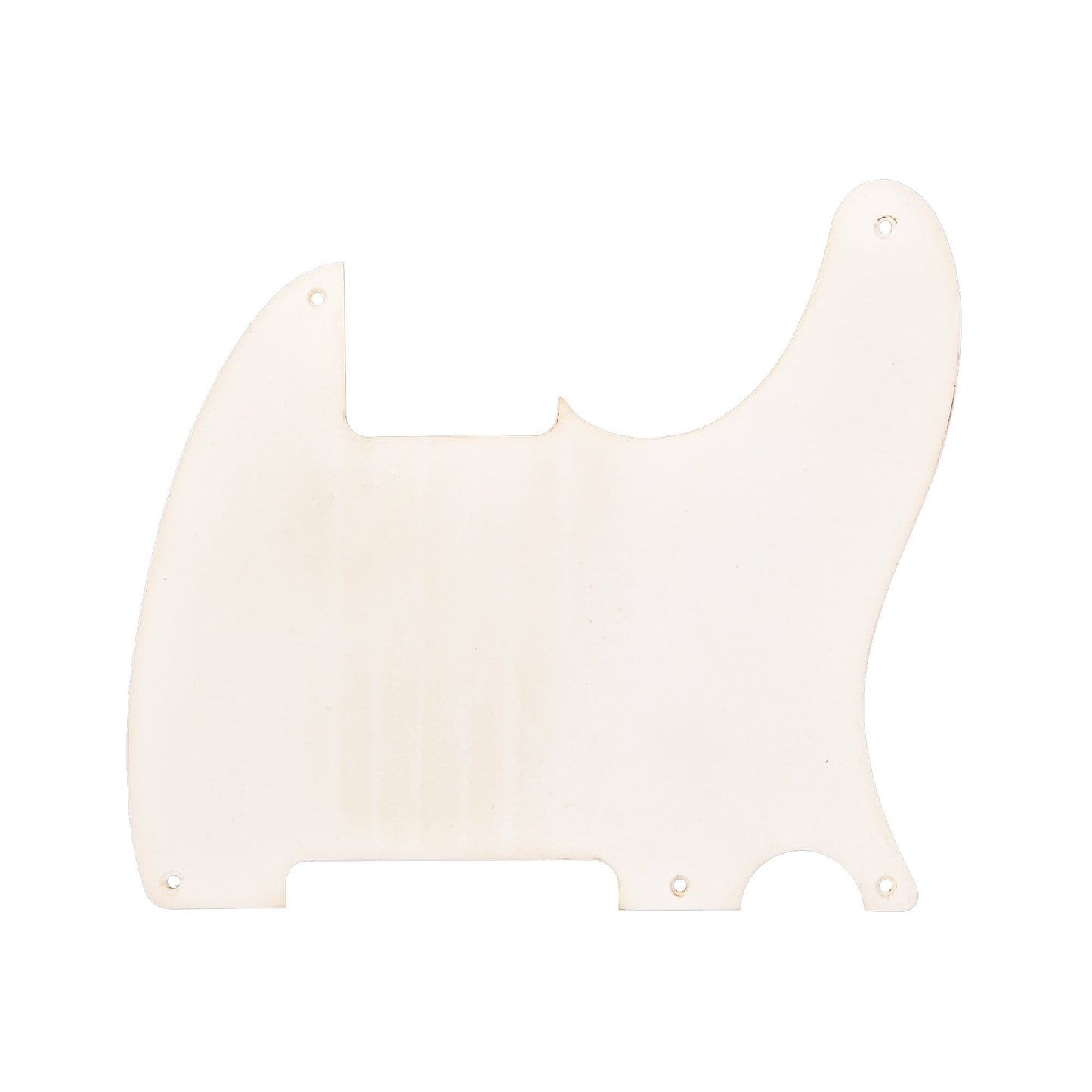 GuitarSlinger 50s Esquire Pickguard White 1-Ply Parts / Pickguards