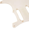 GuitarSlinger 50s Strat Pickguard White 1-Ply 1.6mm Parts / Pickguards