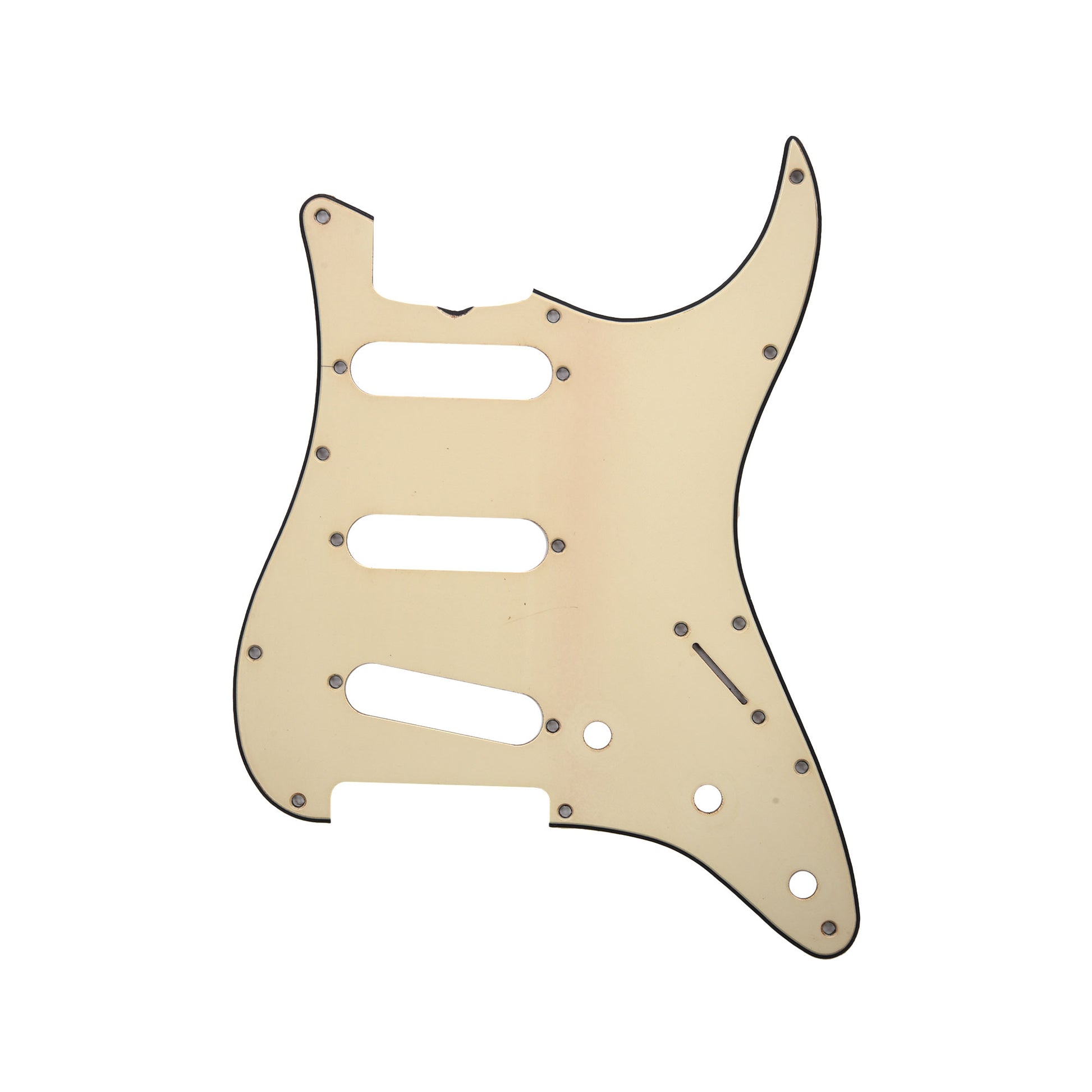 GuitarSlinger 62 Strat Pickguard Vintage Cream Parts / Pickguards