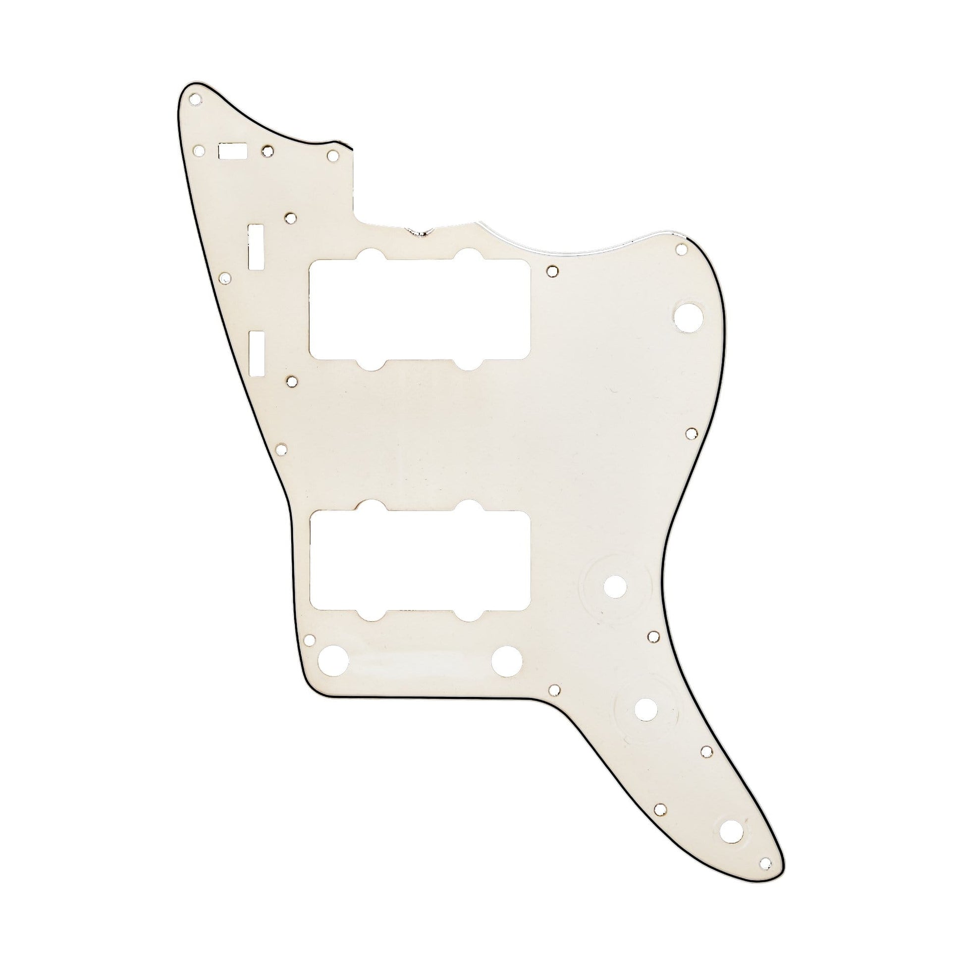 GuitarSlinger 65 Jazzmaster Pickguard Aged White Parts / Pickguards