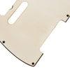 GuitarSlinger 68s Tele Pickguard White 3-Ply Parts / Pickguards