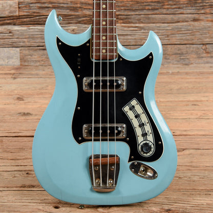 Hagstrom HII-B Blue 1960s Bass Guitars / 5-String or More