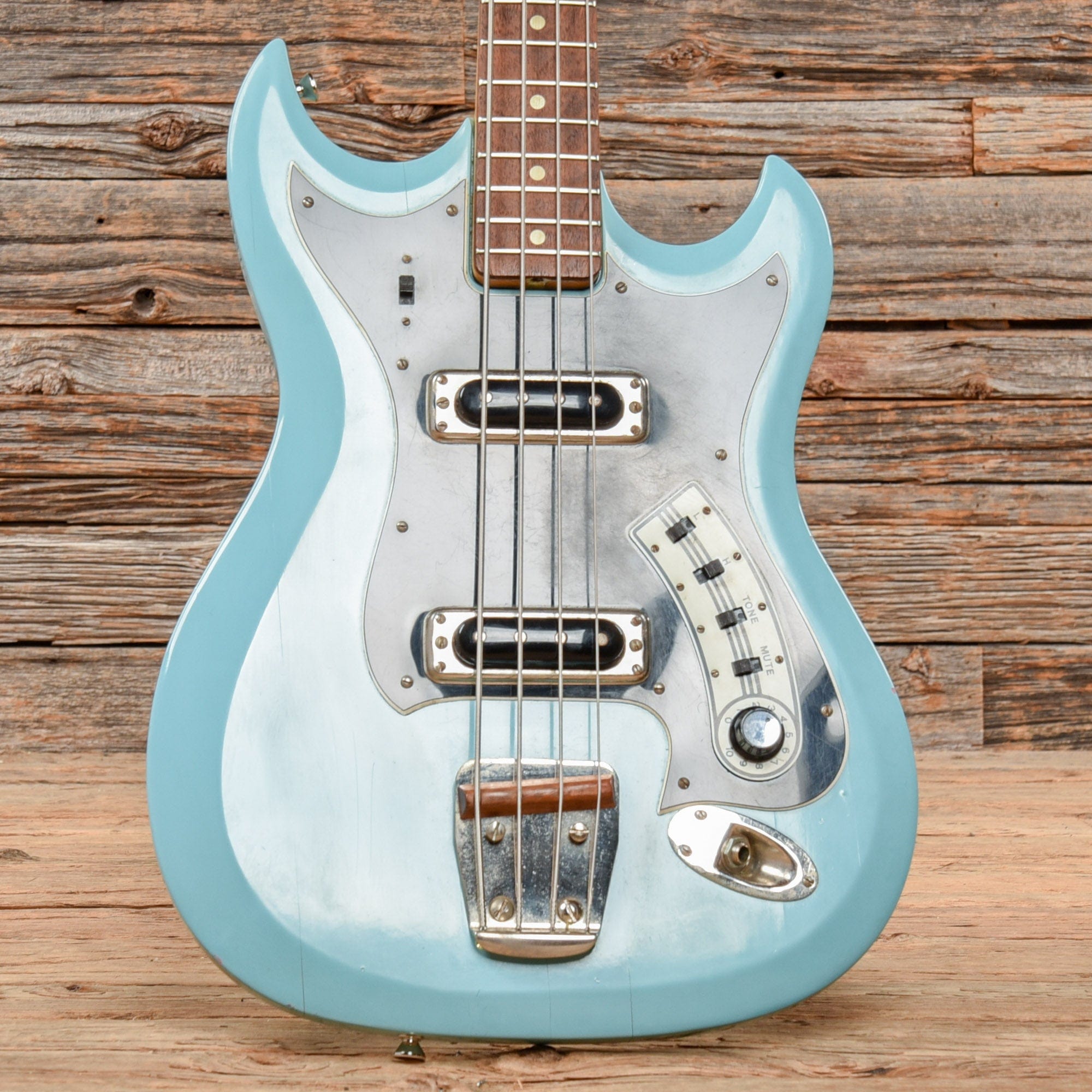 Hagstrom HII-B Blue 1960s Bass Guitars / 5-String or More