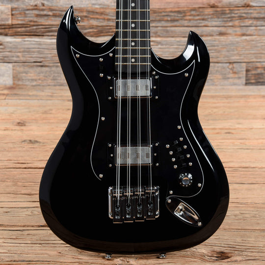 Hagstrom H8-II 8-String Bass Reissue Black Bass Guitars / Short Scale