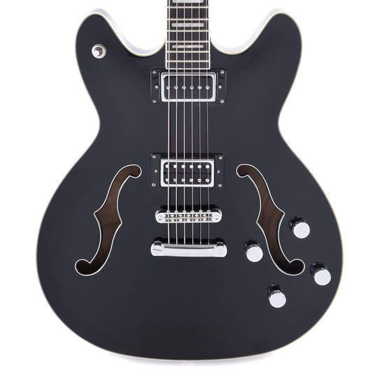 Hagstrom Viking Deluxe Baritone Black Electric Guitars / Baritone
