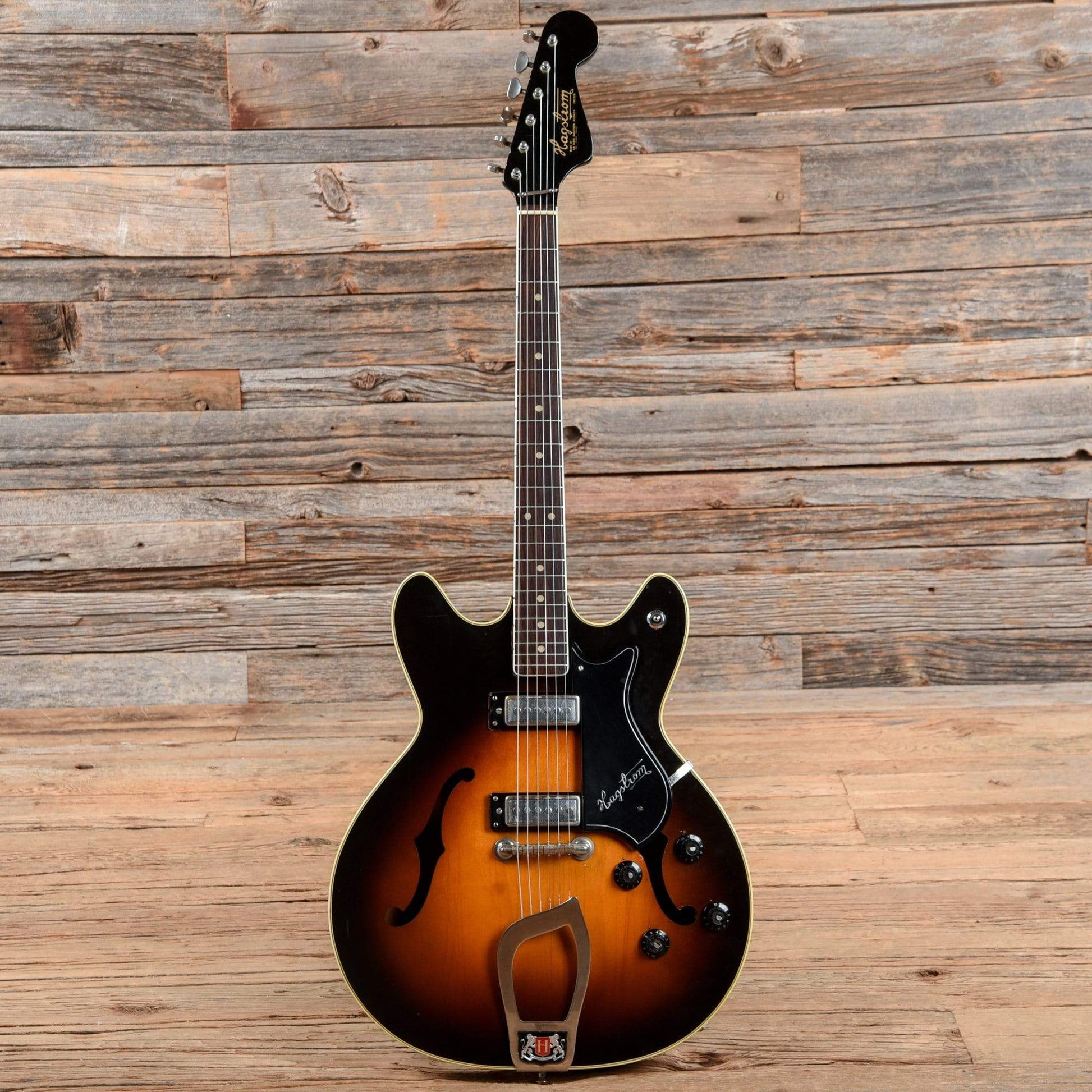 Hagstrom Viking Sunburst 1960s Electric Guitars / Hollow Body