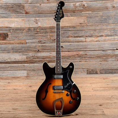 Hagstrom Viking Sunburst 1960s Electric Guitars / Hollow Body