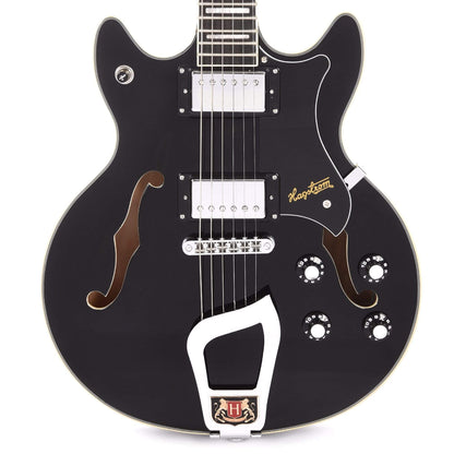 Hagstrom Alvar Black Gloss Electric Guitars / Semi-Hollow