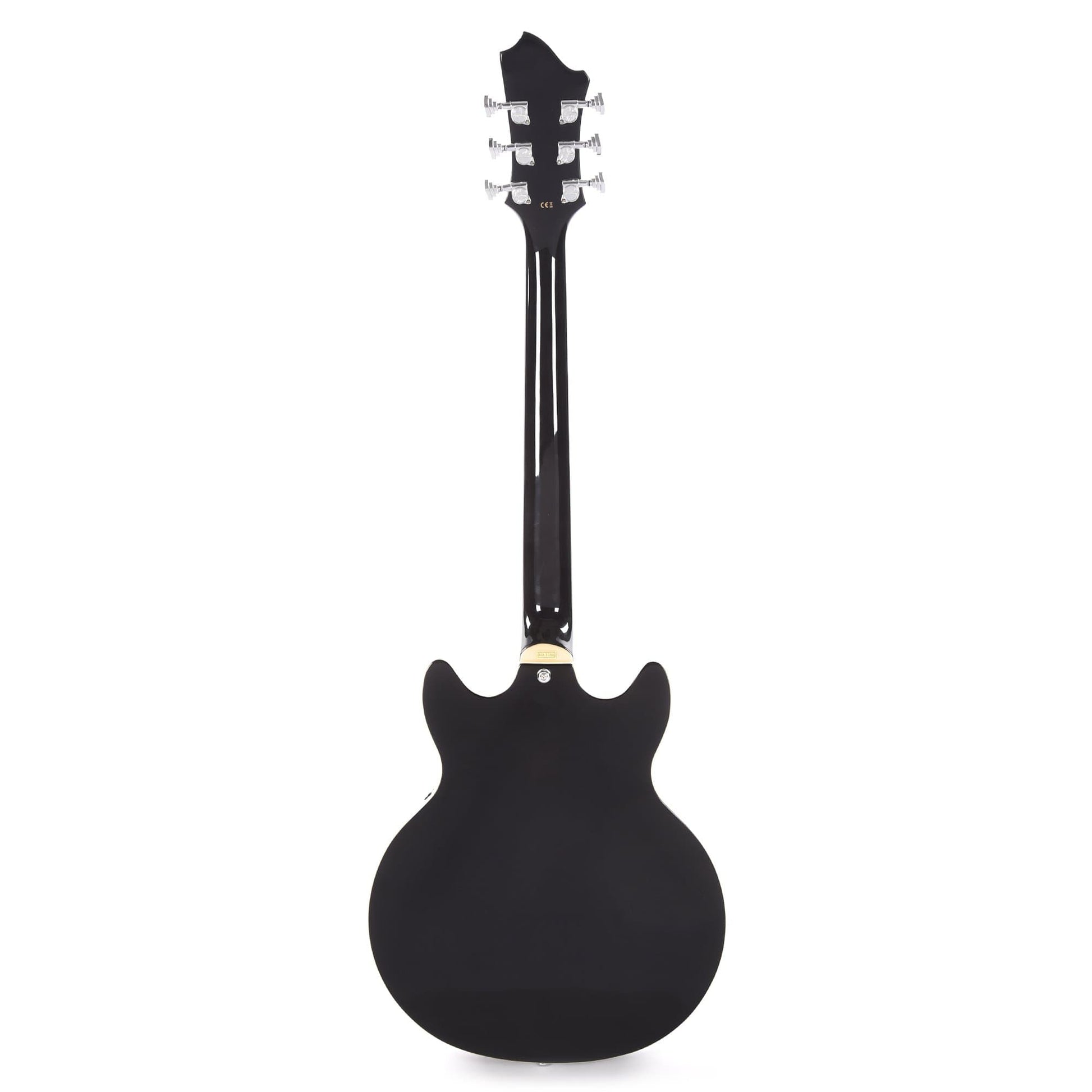Hagstrom Alvar Black Gloss Electric Guitars / Semi-Hollow