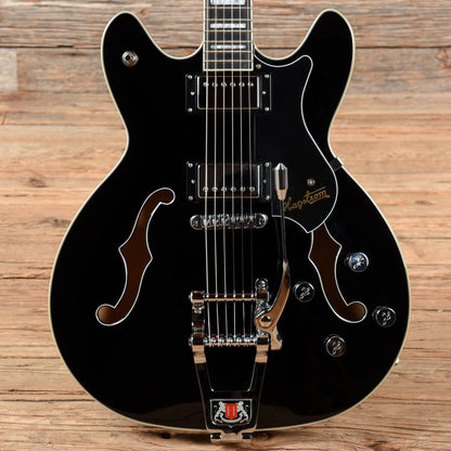 Hagstrom Tremar Viking Deluxe Black 2019 Electric Guitars / Semi-Hollow