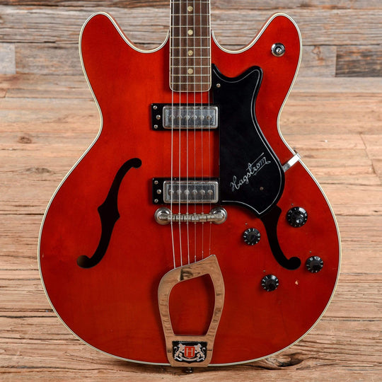 Hagstrom Viking Cherry 1967 Electric Guitars / Semi-Hollow