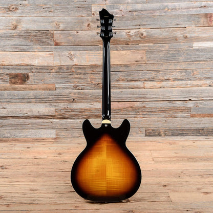 Hagstrom Viking Deluxe Baritone Sunburst 2018 Electric Guitars / Semi-Hollow