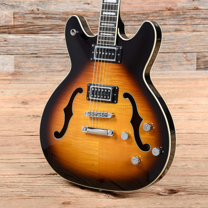 Hagstrom Viking Deluxe Baritone Sunburst 2018 Electric Guitars / Semi-Hollow