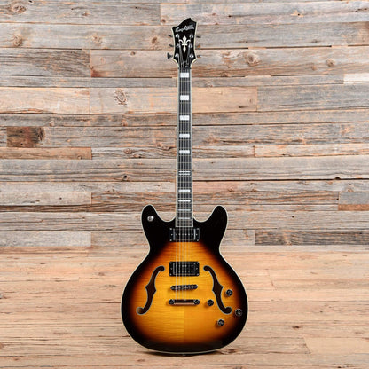 Hagstrom Viking Deluxe Baritone Sunburst 2018 Electric Guitars / Semi-Hollow