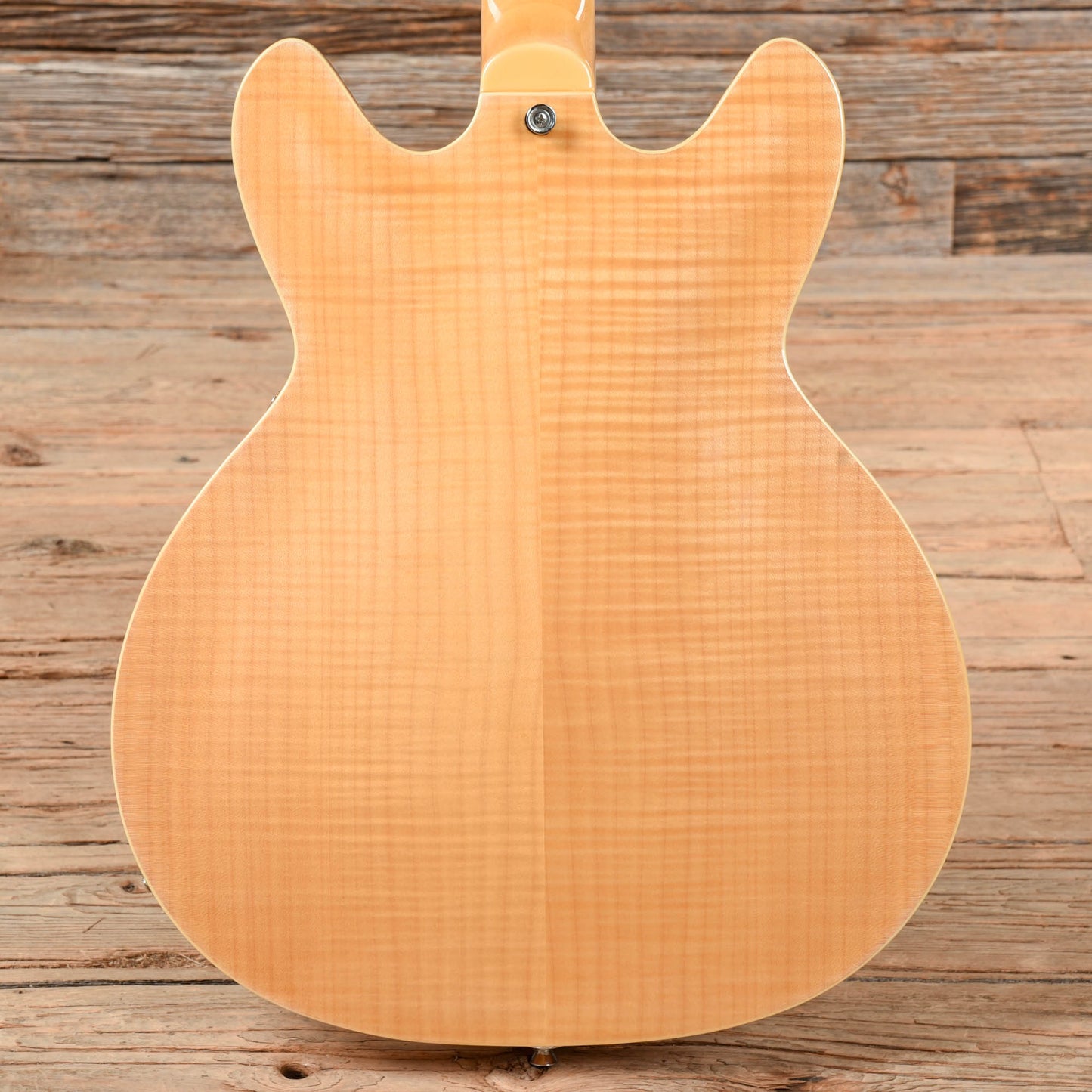 Hagstrom Viking Deluxe Natural 2010 Electric Guitars / Semi-Hollow