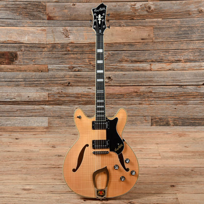 Hagstrom Viking Deluxe Natural 2010 Electric Guitars / Semi-Hollow