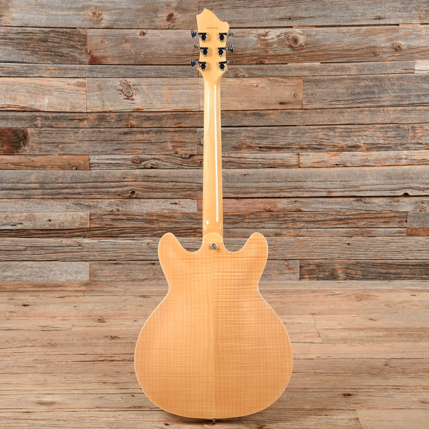 Hagstrom Viking Deluxe Natural 2010 Electric Guitars / Semi-Hollow