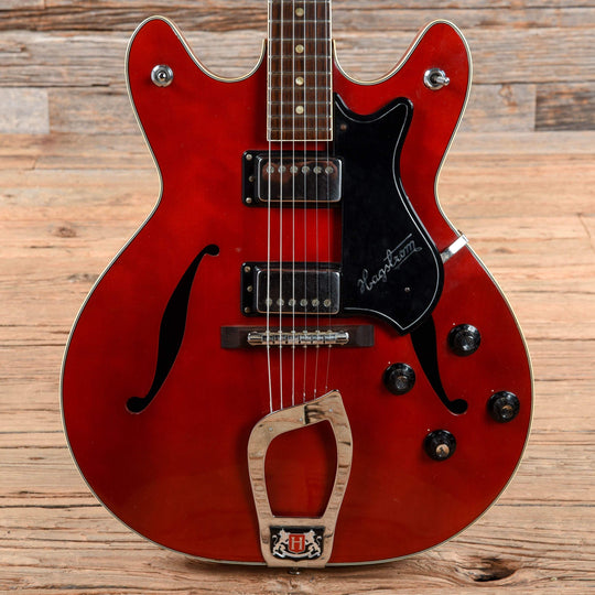 Hagstrom Viking II Cherry 1973 Electric Guitars / Semi-Hollow