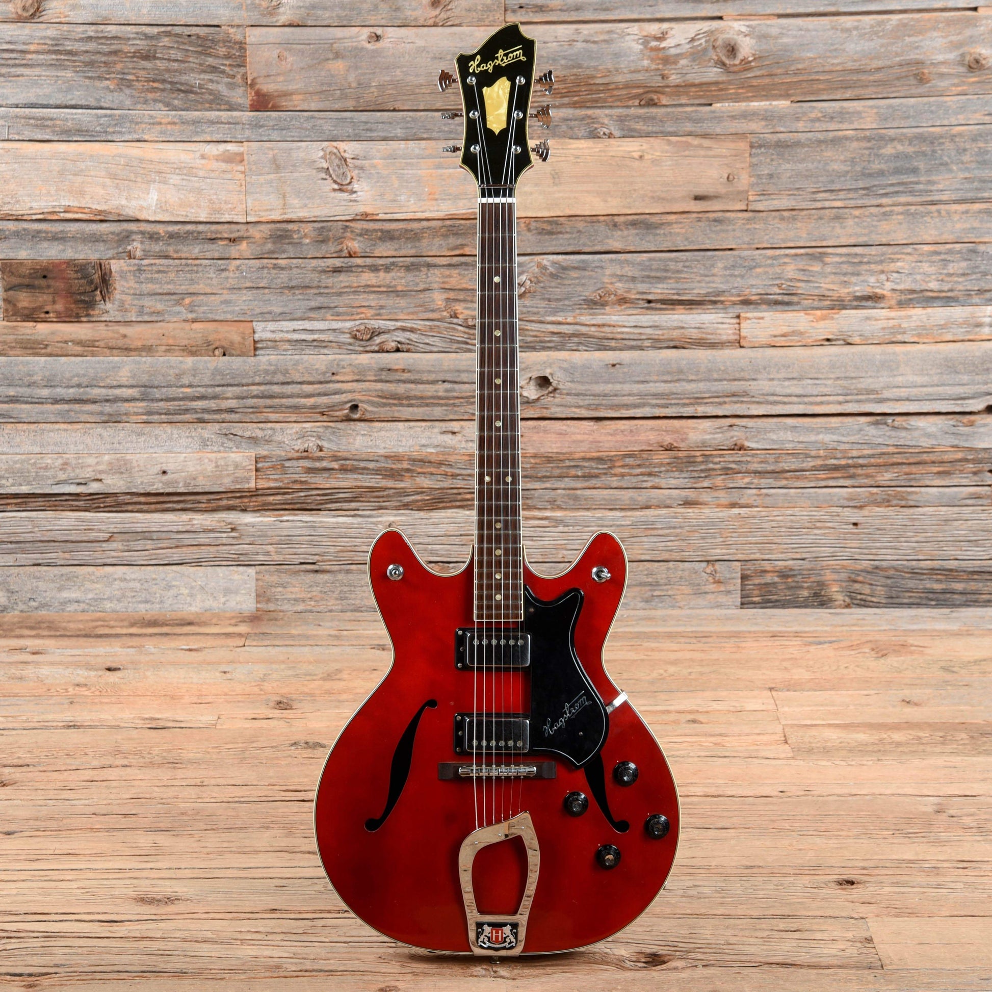 Hagstrom Viking II Cherry 1973 Electric Guitars / Semi-Hollow