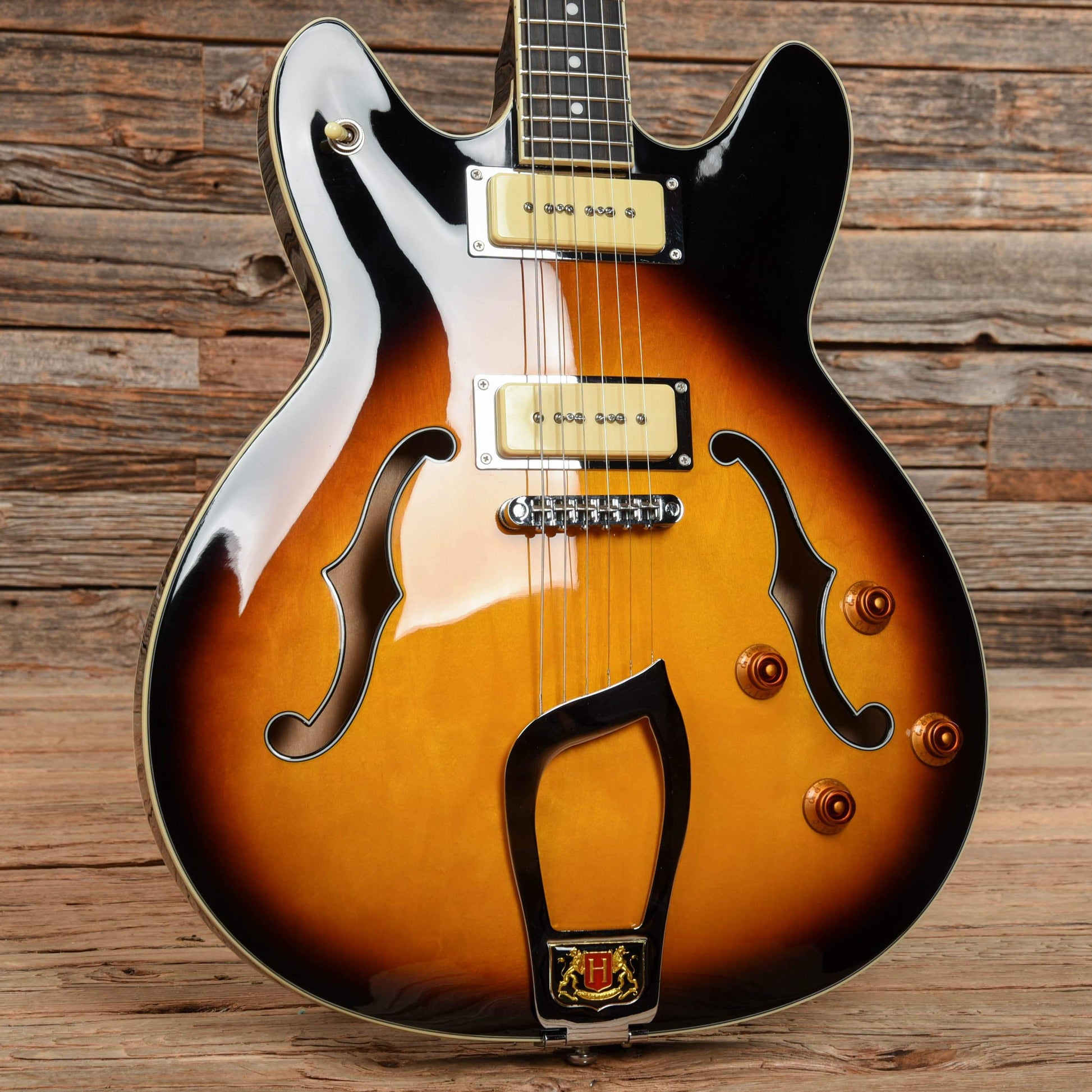 Hagstrom Viking Sunburst 2016 Electric Guitars / Semi-Hollow