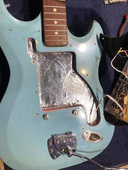 Hagstrom III Blue 1960s Electric Guitars / Solid Body