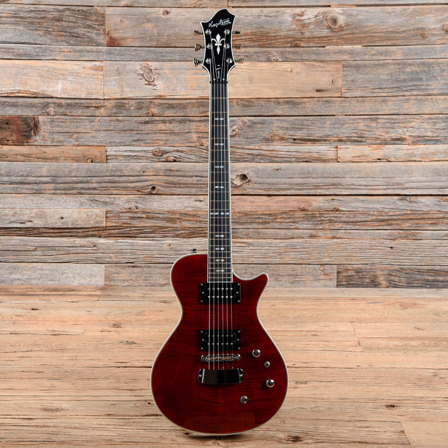 Hagstrom Ultra Swede ESN Transparent Cherry 2009 Electric Guitars / Solid Body