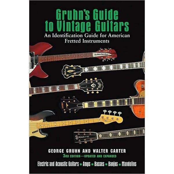 Gruhn's Guide to Vintage Guitars 3rd Edition Accessories / Books and DVDs