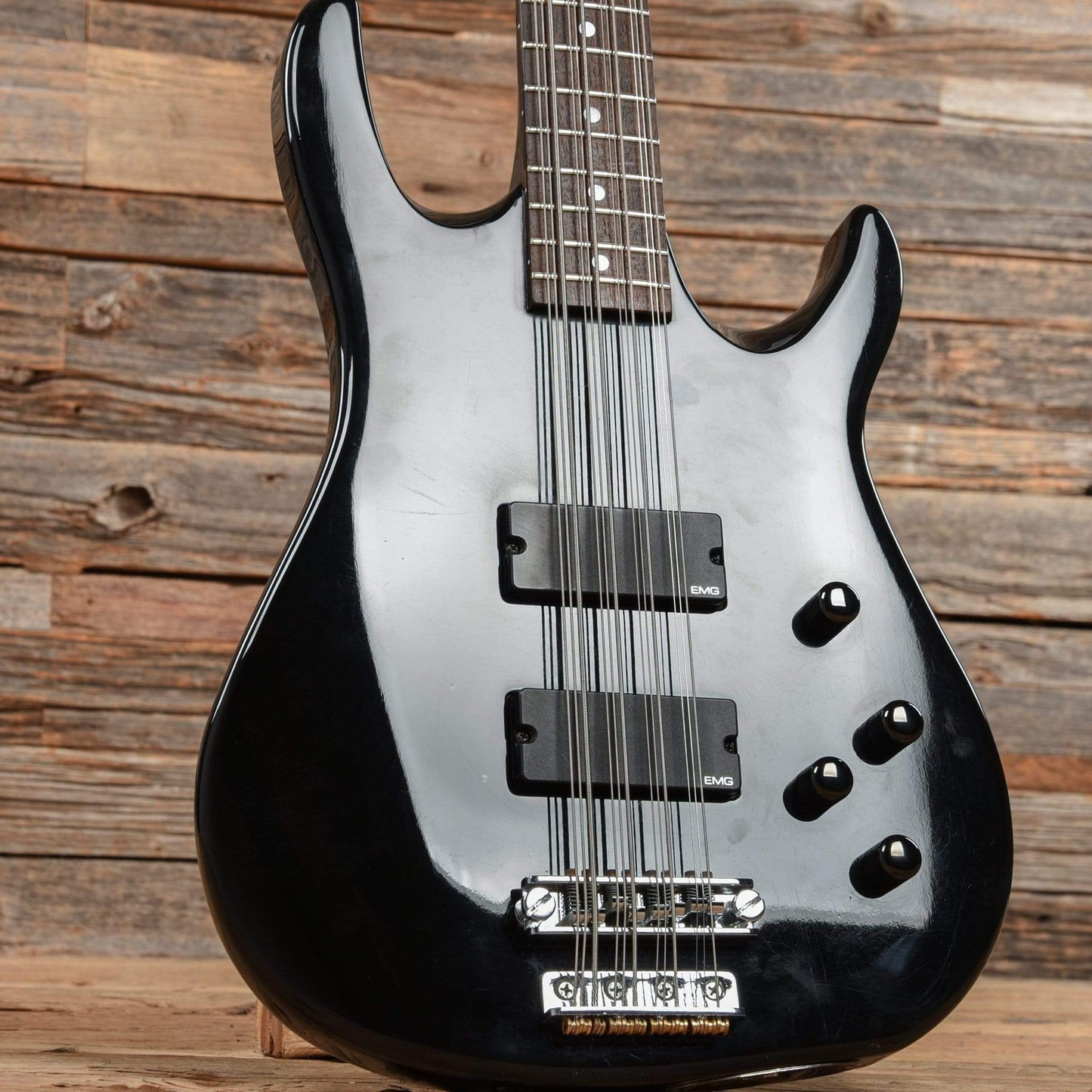 Hamer B12-L Chaparral 12-String Bass Black 1999 Bass Guitars / 5-String or More