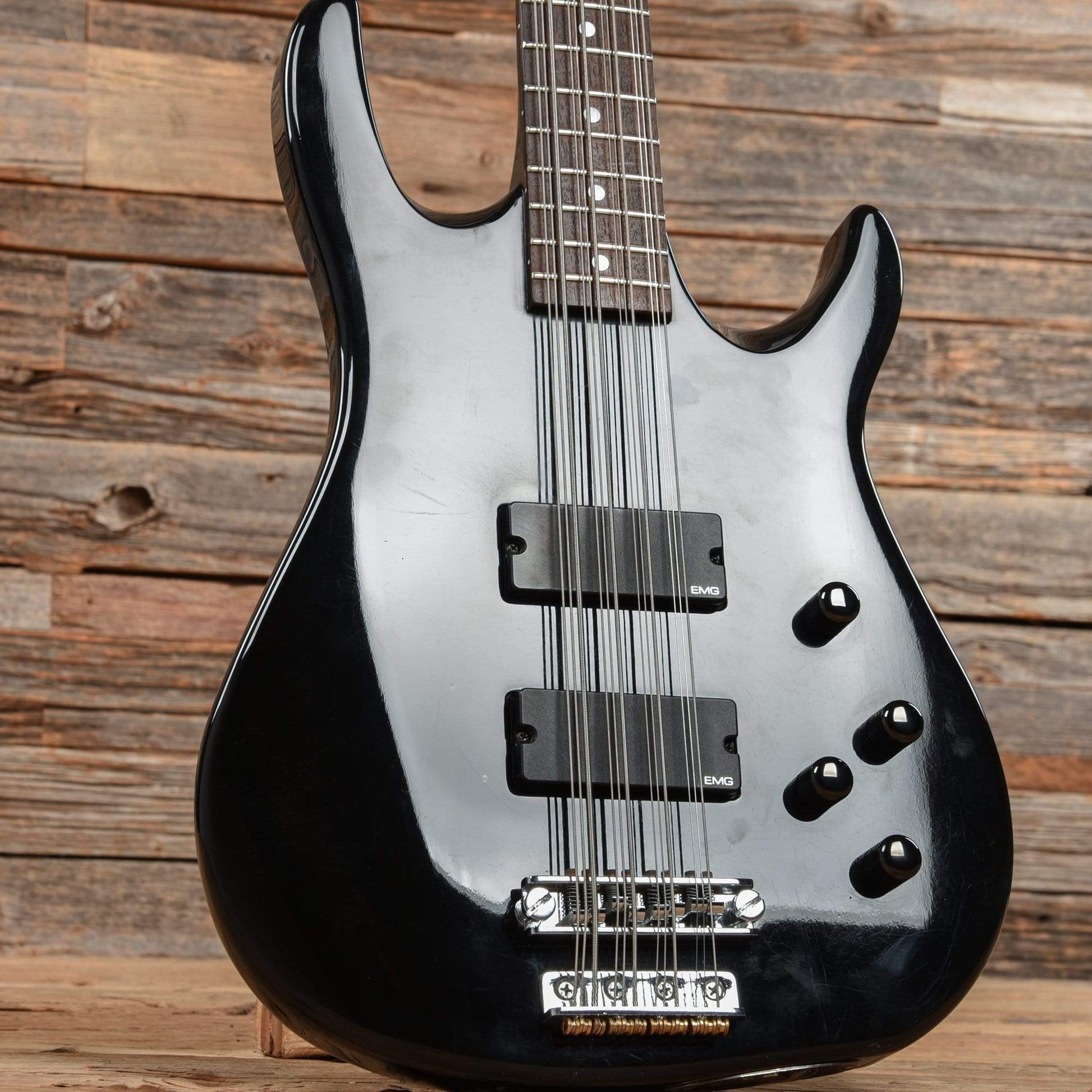 Hamer B12-L Chaparral 12-String Bass Black 1999 Bass Guitars / 5-String or More