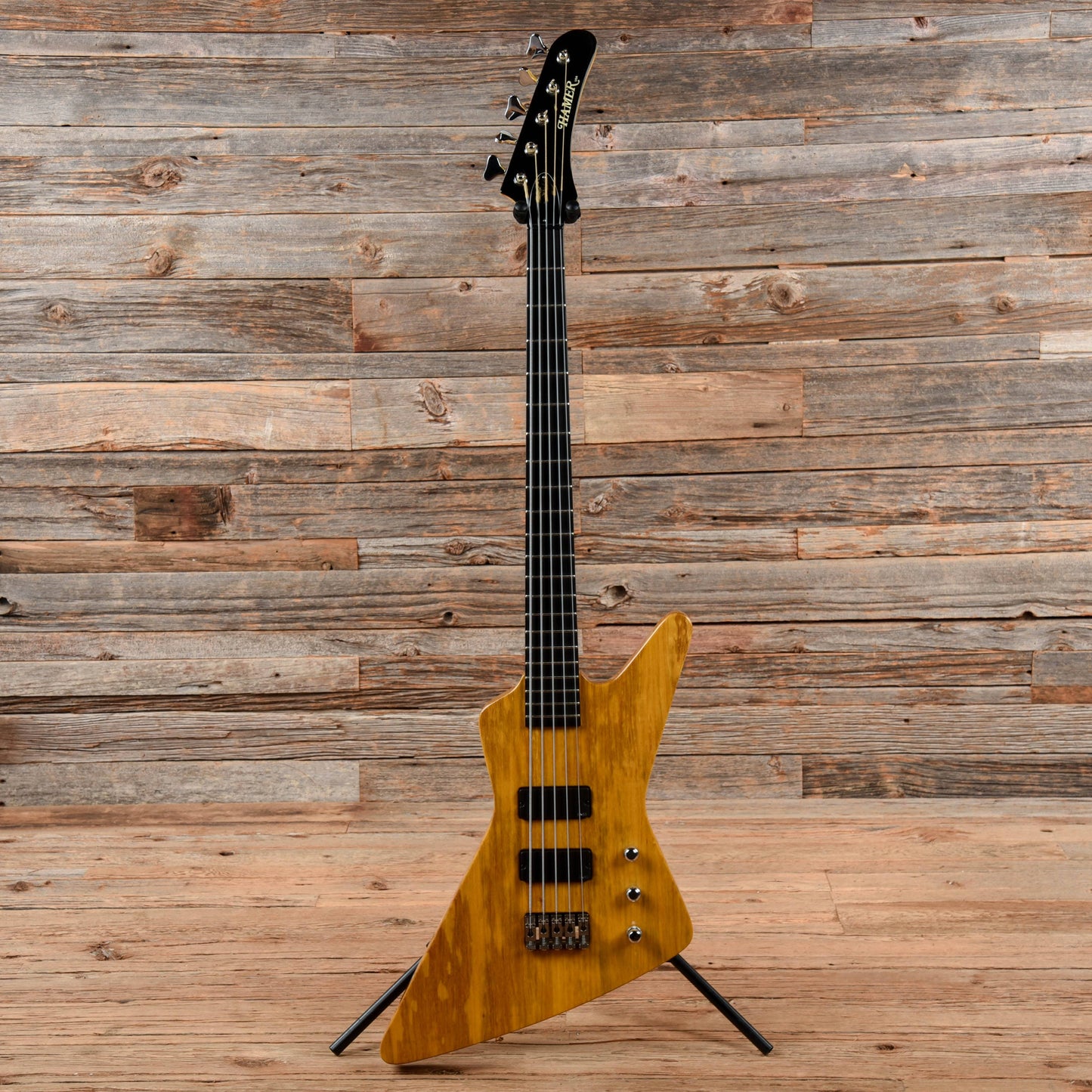 Hamer USA Standard Korina 5-String Bass Natural Bass Guitars / 5-String or More