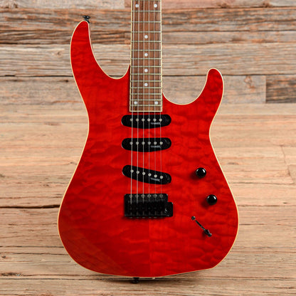 Hamer CX Series Transparent Red Electric Guitars / Solid Body