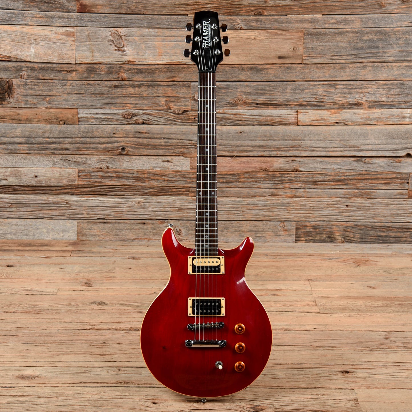 Hamer Slammer Cherry Electric Guitars / Solid Body