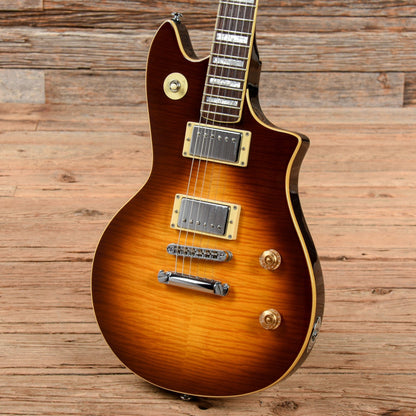 Hanson Gatto Deluxe Sunburst Electric Guitars / Solid Body