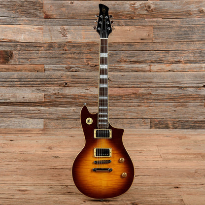 Hanson Gatto Deluxe Sunburst Electric Guitars / Solid Body