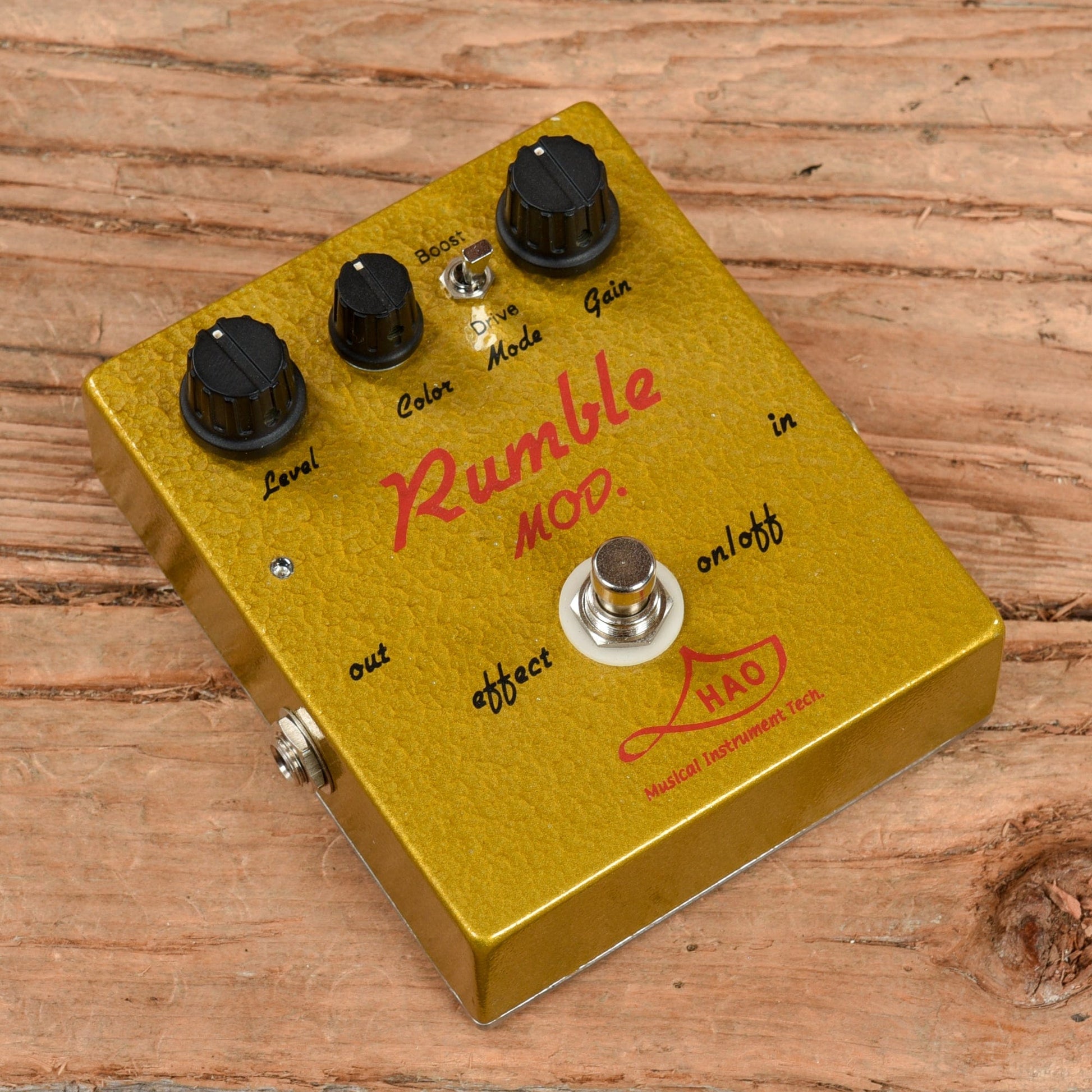 HAO Rumble Mod Effects and Pedals / Overdrive and Boost