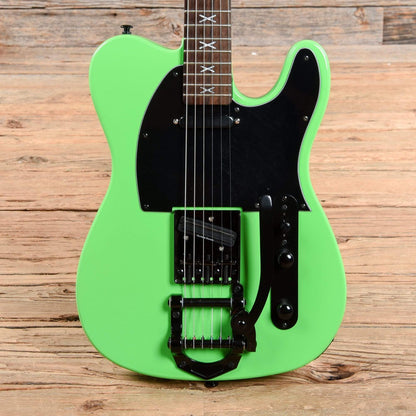 HardLuck Kings Southern Belle Neon Green 2017 Electric Guitars / Solid Body