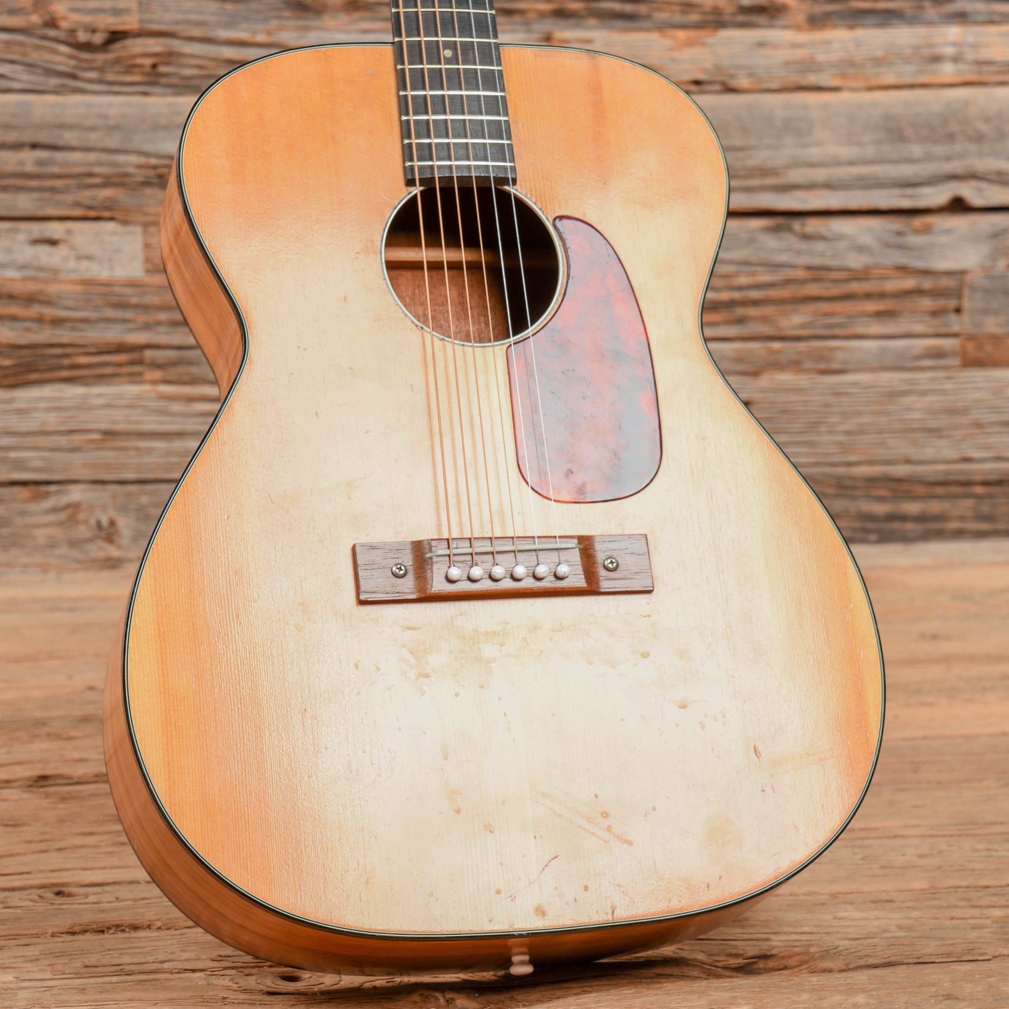 Harmony H162 Natural 1960s Acoustic Guitars / Concert