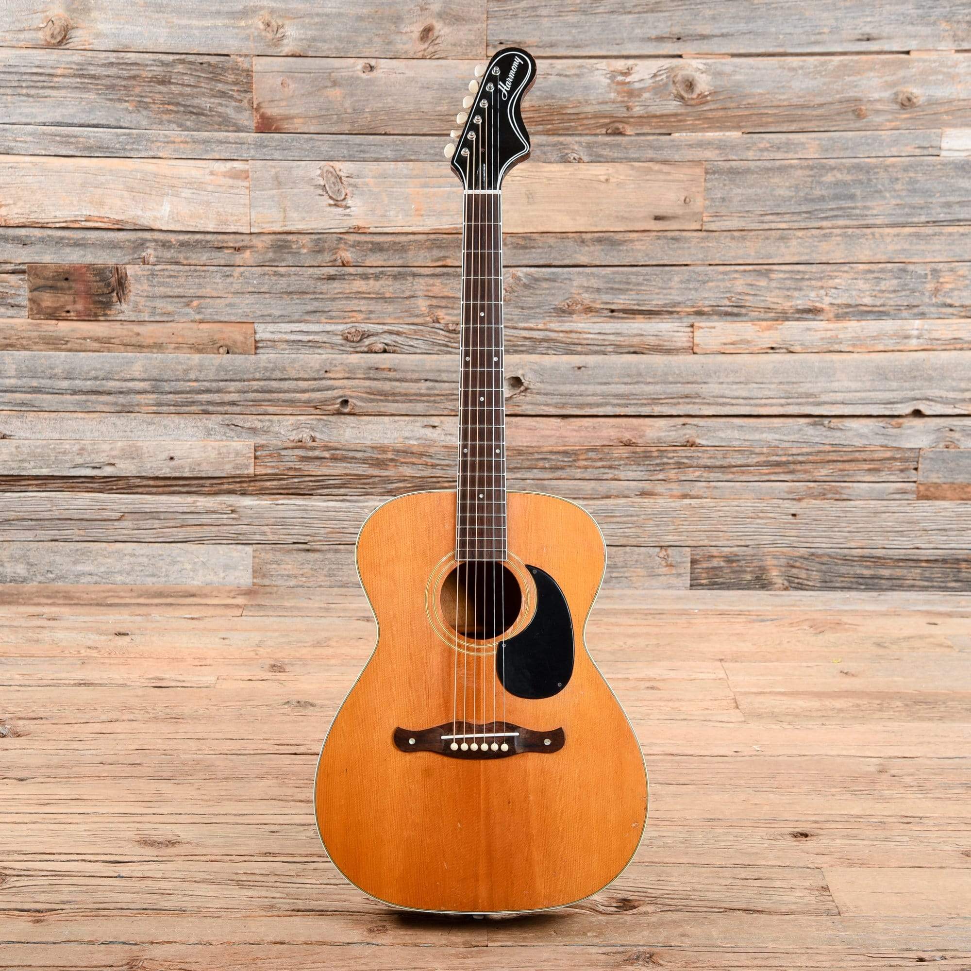 Harmony H168 Natural 1960s Acoustic Guitars / Concert