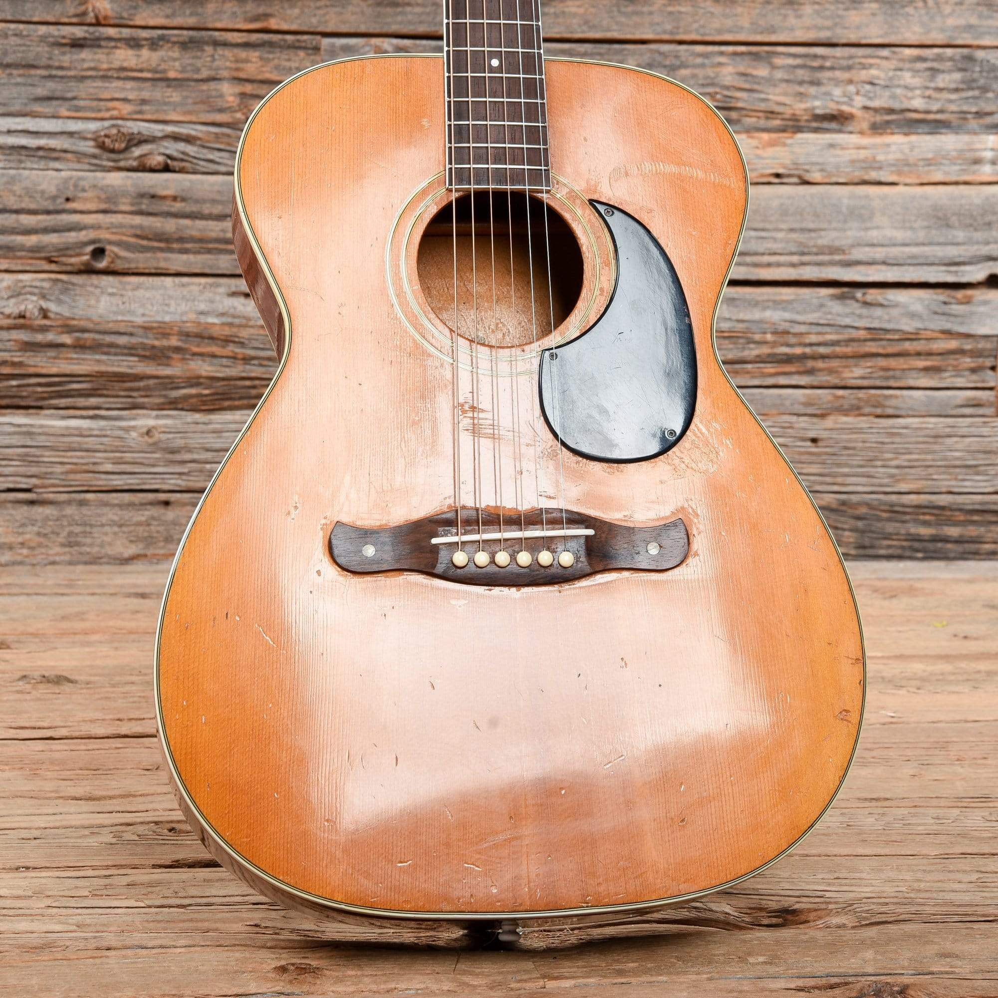 Harmony H168 Natural 1960s Acoustic Guitars / Concert