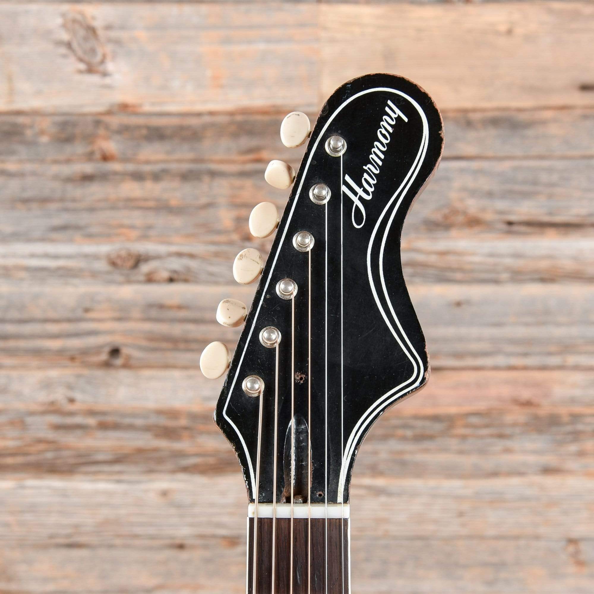 Harmony H168 Natural 1960s Acoustic Guitars / Concert