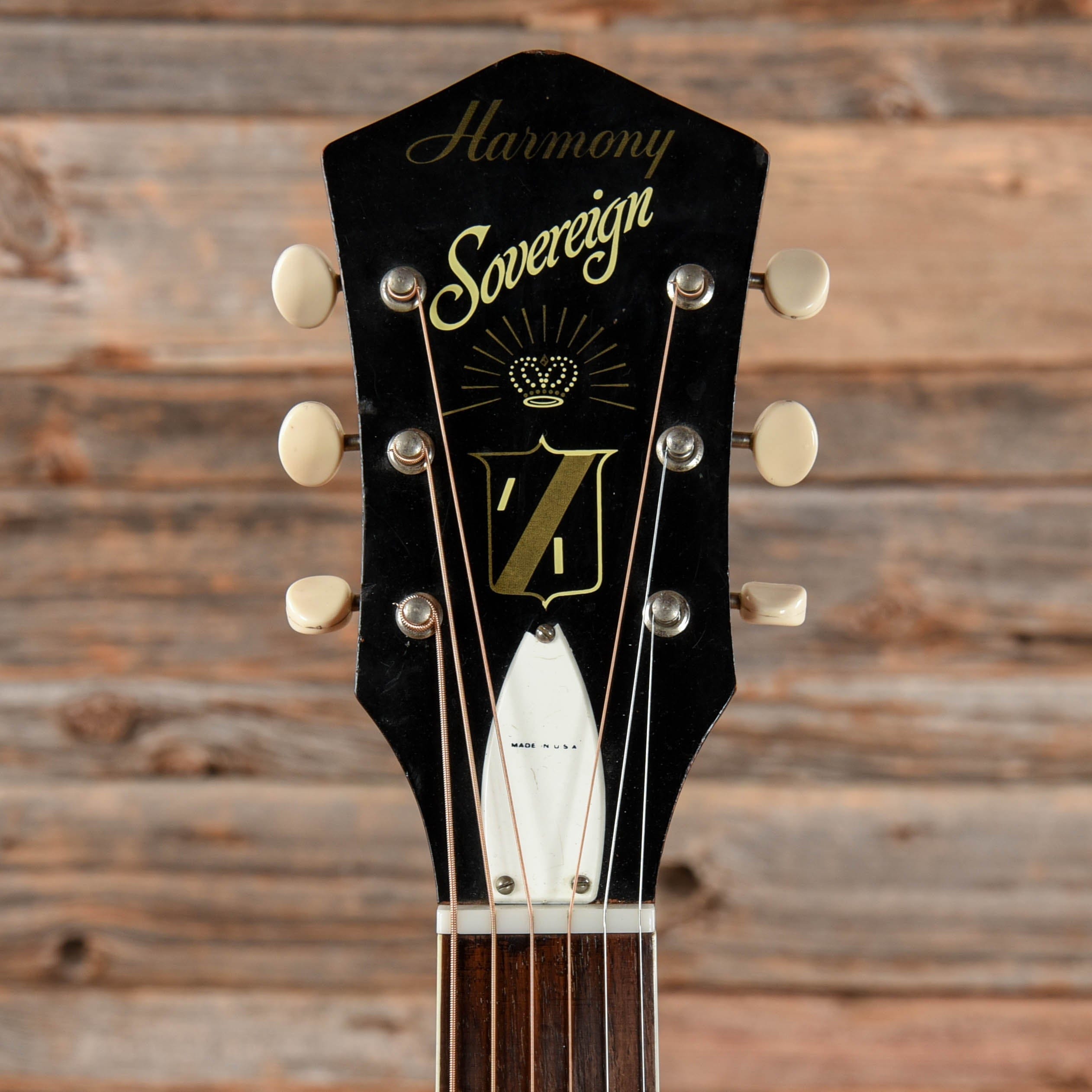 Harmony H1260 Sovereign Natural 1960s – Chicago Music Exchange