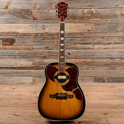 Harmony Sovereign Deluxe H1265 Sunburst 1960s Acoustic Guitars / Jumbo