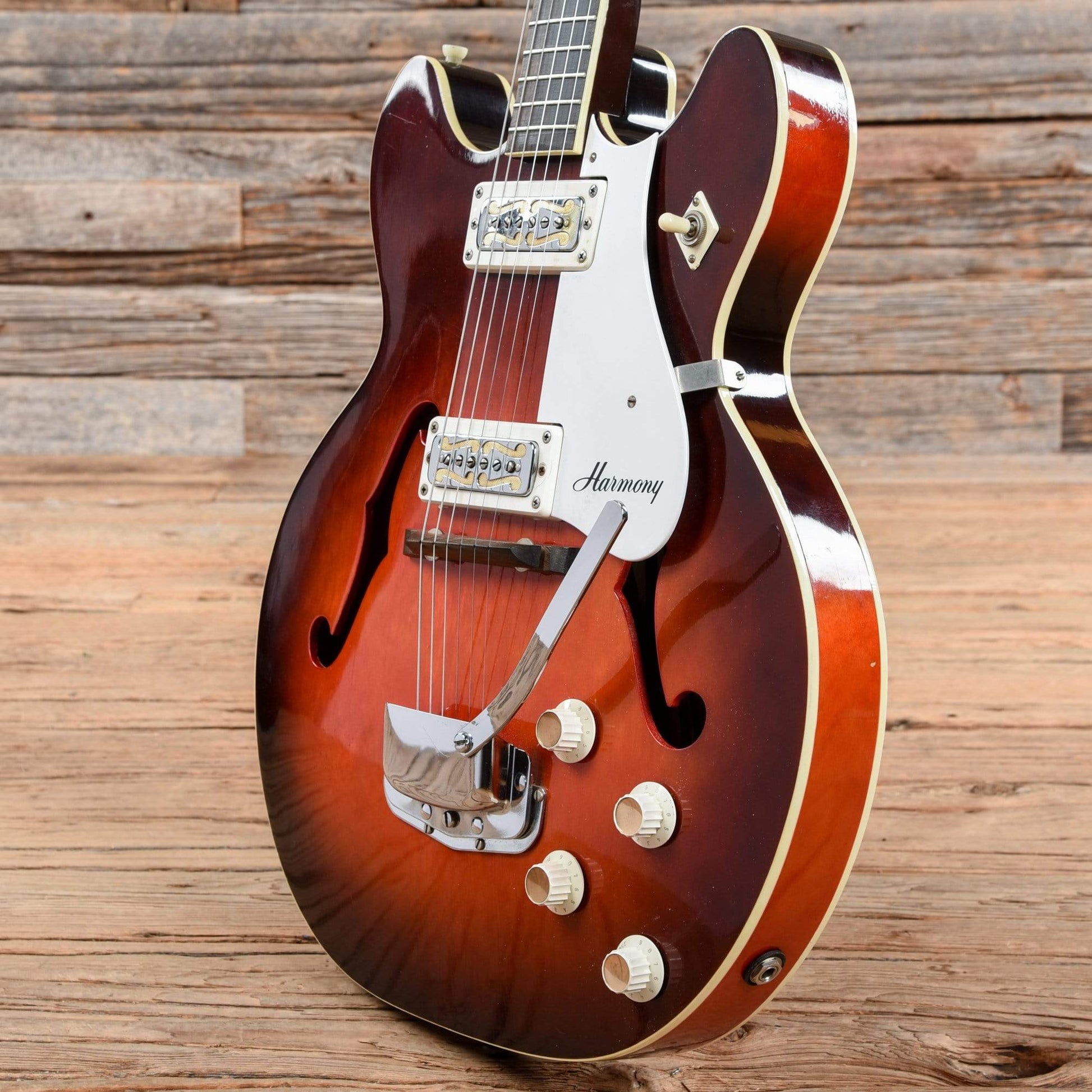Harmony H56/1 Rocket Red Burst 1968 Electric Guitars / Hollow Body
